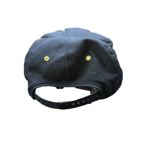 Pittsburgh Steelers Cap Embroidered #1 Apparel Snapback Hat Black Gold Vtg 90’s - Picture 4 of 6